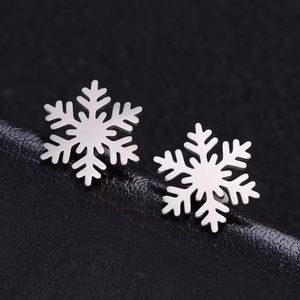 Snowflake Stud Earrings